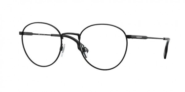 Burberry BE1373 HUGO Eyeglasses, 1001 HUGO BLACK (BLACK)