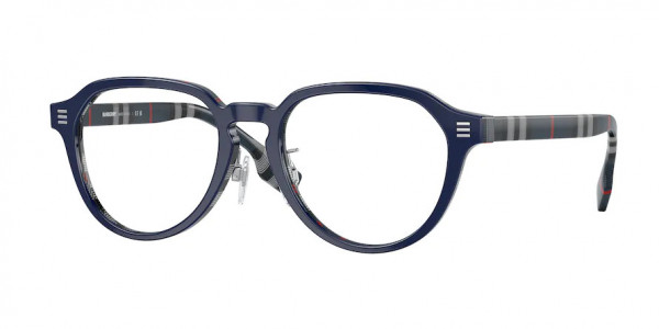 Burberry BE2368F ARCHIE Eyeglasses, 3956 ARCHIE TOP BLUE ON NAVY CHECK (BLUE)