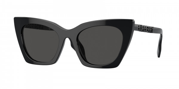 Burberry BE4372U MARIANNE Sunglasses, 300187 MARIANNE BLACK DARK GREY (BLACK)