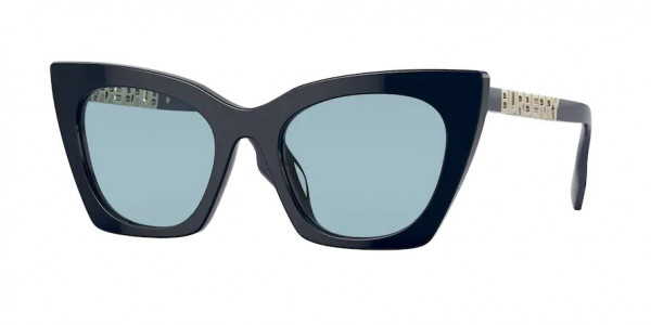 Burberry BE4372U MARIANNE Sunglasses, 396180 MARIANNE BLUE BLUE (BLUE)