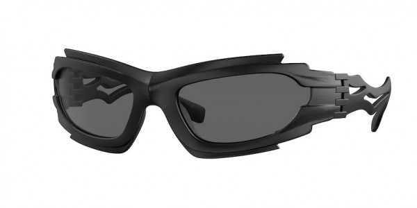 Burberry BE4384 MARLOWE Sunglasses, 346487 MARLOWE BLACK DARK GREY (BLACK)