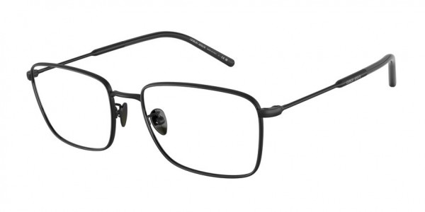 Giorgio Armani AR5127J Eyeglasses, 3001 MATTE/SHINY BLACK (BLACK)
