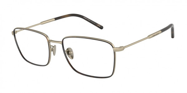 Giorgio Armani AR5127J Eyeglasses, 3002 MATTE PALE GOLD/HAVANA (GOLD)