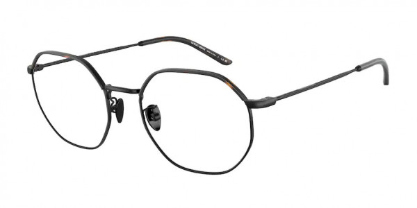 Giorgio Armani AR5130J Eyeglasses, 3001 MATTE BLACK/HAVANA (BLACK)