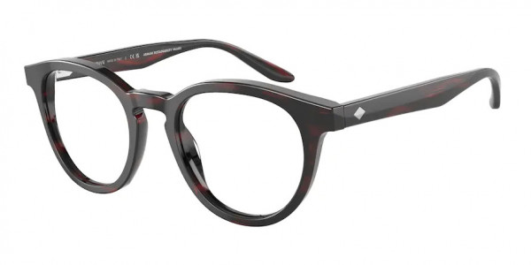 Giorgio Armani AR7227 Eyeglasses, 5963 STRIPED BROWN (TORTOISE)