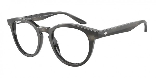 Giorgio Armani AR7227 Eyeglasses, 5964 STRIPED GREY (GREY)