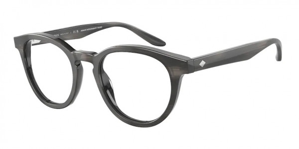 Giorgio Armani AR7227F Eyeglasses, 5964 STRIPED GREY (GREY)