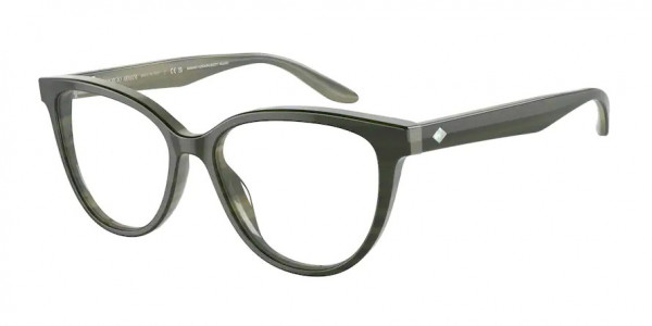 Giorgio Armani AR7228U Eyeglasses, 5971 BILAYER MARBLE GREEN (GREEN)