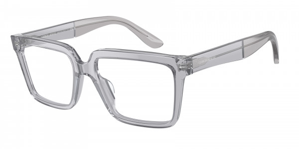 Giorgio Armani AR7230U Eyeglasses, 5914 MATTE TRASPARENT GREY (GREY)