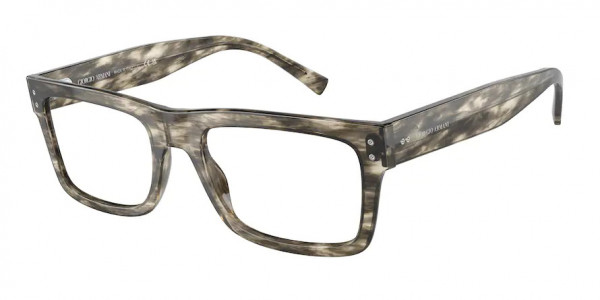 Giorgio Armani AR7232 Eyeglasses, 5922 STRIPED LIGHT GREY (GREY)