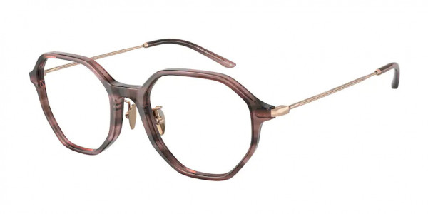 Giorgio Armani AR7234 Eyeglasses, 5961 STRIPED PINK (PINK)