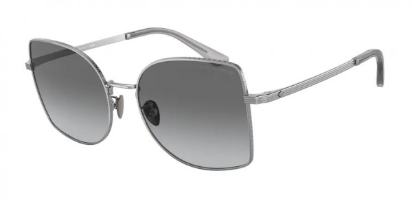 Giorgio Armani AR6141 Sunglasses, 301011 GUNMETAL GRADIENT GREY (GREY)
