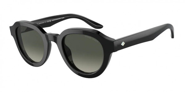 Giorgio Armani AR8172U Sunglasses, 587571 BLACK GRADIENT GRAY (BLACK)