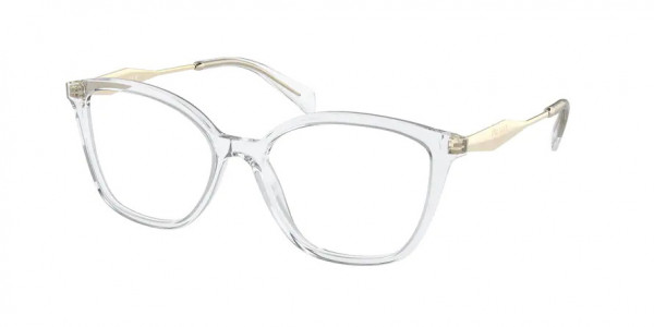 Prada PR 02ZV Eyeglasses, 2AZ1O1 CRYSTAL (WHITE)