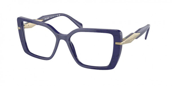 Prada PR 03ZV Eyeglasses, 18D1O1 BALTIC MARBLE (BLUE)