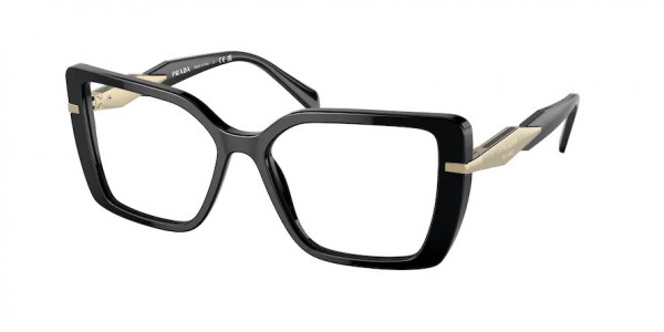 Prada PR 03ZV Eyeglasses, 1AB1O1 BLACK