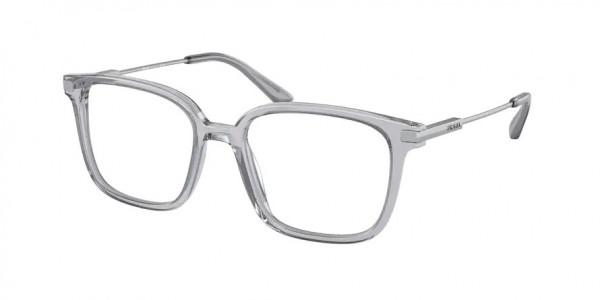 Prada PR 04ZVF Eyeglasses, U431O1 GREY CRYSTAL (GREY)