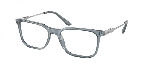 Prada PR 05ZV Eyeglasses, 19F1O1 CRYSTAL GRAPHITE (TRANSPARENT)
