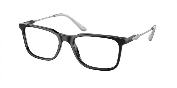 Prada PR 05ZVF Eyeglasses, 1AB1O1 BLACK