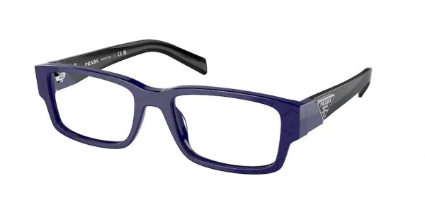 Prada PR 07ZV Eyeglasses, 18D1O1 BALTIC MARBLE (BLUE)