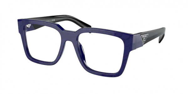 Prada PR 08ZV Eyeglasses, 18D1O1 BALTIC MARBLE (BLUE)