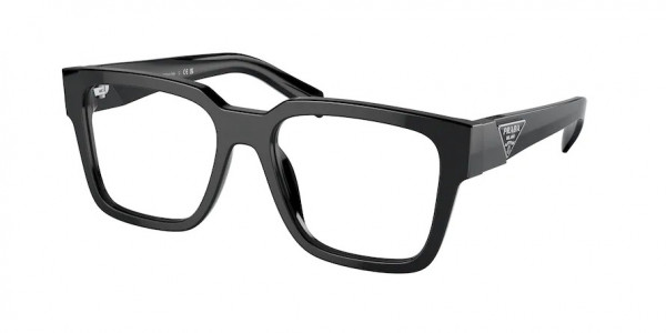 Prada PR 08ZV Eyeglasses, 1AB1O1 BLACK