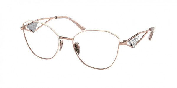 Prada PR 52ZV Eyeglasses, SVF1O1 PINK GOLD (BRONZE/COPPER)