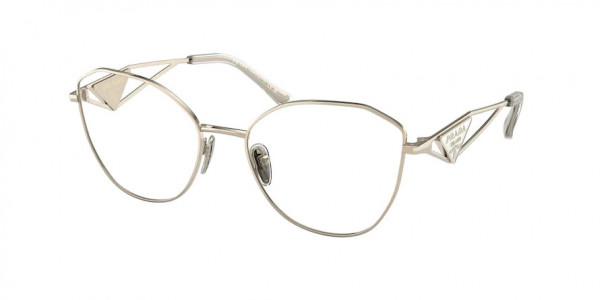 Prada PR 52ZV Eyeglasses, ZVN1O1 PALE GOLD (GOLD)