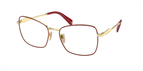 Prada PR 53ZV Eyeglasses, 12F1O1 ETRUSCAN/GOLD (ORANGE)
