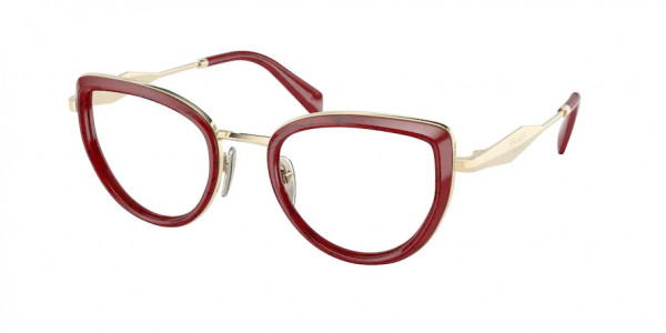 Prada PR 54ZV Eyeglasses, 15D1O1 ETRUSCAN MARBLE (RED)