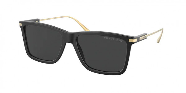 Prada PR 01ZS Sunglasses, 1BO08G MATTE BLACK POLAR BLACK (BLACK)
