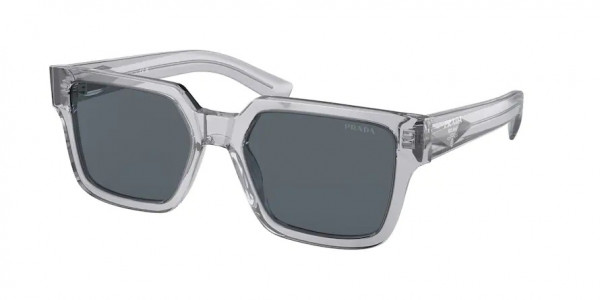 Prada PR 03ZS Sunglasses, U430A9 TRANSPARENT GREY BLUE (GREY)