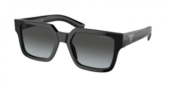 Prada PR 03ZSF Sunglasses, 1AB06T BLACK GREY GRADIENT VINTAGE (BLACK)