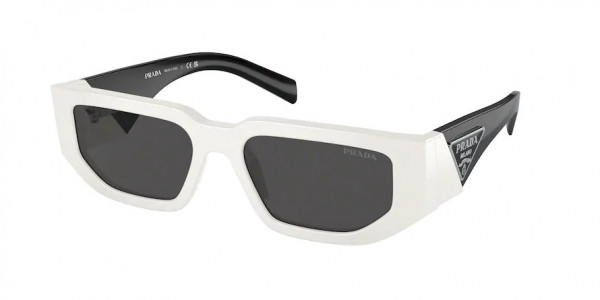 Prada PR 09ZS Sunglasses, 1425S0 TALC DARK GREY (WHITE)