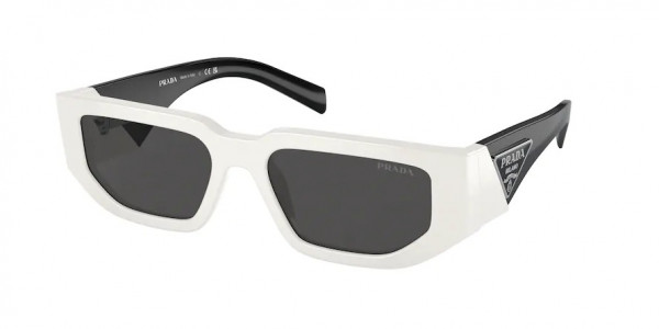 Prada PR 09ZSF Sunglasses, 1425S0 TALC DARK GREY (WHITE)