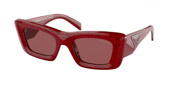 Prada PR 13ZS Sunglasses, 10N5S0 CRYSTAL ORANGE DARK GREY (ORANGE)