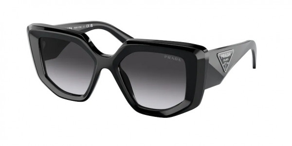 Prada PR 14ZS Sunglasses, 1AB09S BLACK GREY GRADIENT (BLACK)