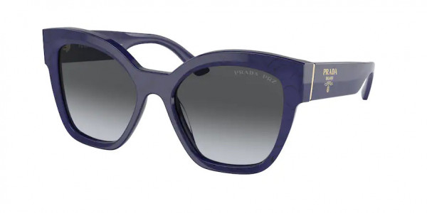 Prada PR 17ZSF Sunglasses, 18D5W1 BALTIC MARBLE POLAR GREY GRADI (BLUE)