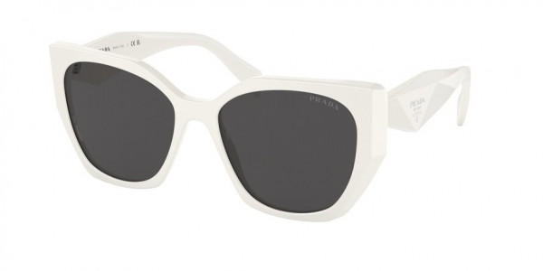 Prada PR 19ZSF Sunglasses, 1425S0 TALC DARK GREY (WHITE)