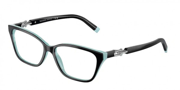 Tiffany & Co. TF2229 Eyeglasses, 8055 BLACK ON TIFFANY BLUE (BLACK)
