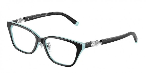 Tiffany & Co. TF2229F Eyeglasses, 8055 BLACK ON TIFFANY BLUE (BLACK)