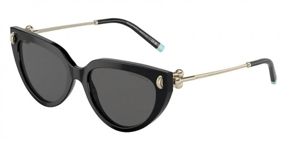 Tiffany & Co. TF4195 Sunglasses, 8001S4 BLACK DARK GREY (BLACK)