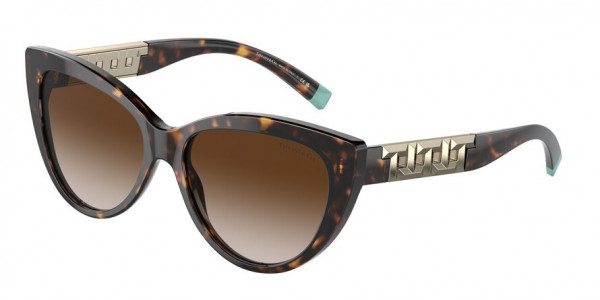 Tiffany & Co. TF4196 Sunglasses, 80153B HAVANA BROWN GRADIENT (TORTOISE)