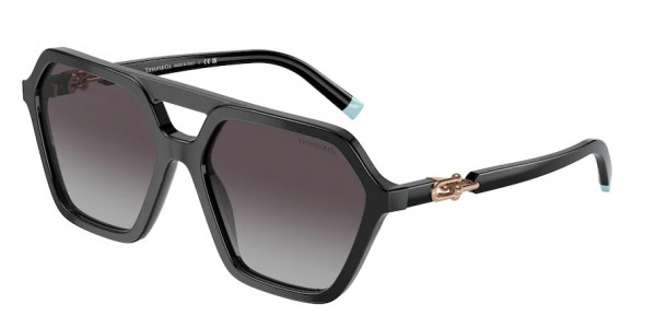 Tiffany & Co. TF4198 Sunglasses, 80013C BLACK GREY GRADIENT (BLACK)