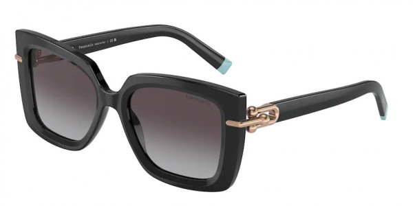Tiffany & Co. TF4199 Sunglasses, 80013C BLACK GREY GRADIENT (BLACK)
