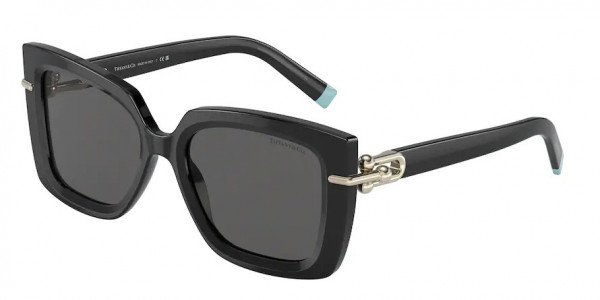 Tiffany & Co. TF4199 Sunglasses, 8001S4 BLACK DARK GREY (BLACK)