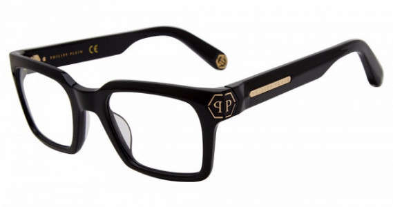 Philipp Plein VPP082M Eyeglasses, SHINY BLACK (0700)