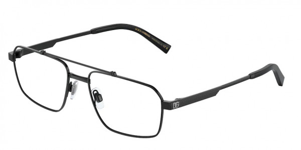 Dolce & Gabbana DG1345 Eyeglasses, 1106 MATTE BLACK (BLACK)