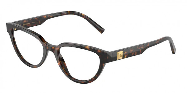 Dolce & Gabbana DG3358 Eyeglasses, 502 HAVANA (TORTOISE)