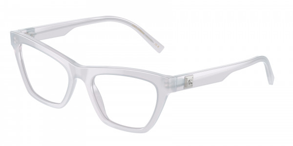 Dolce & Gabbana DG3359 Eyeglasses, 3420 OPAL CRYSTAL (TRANSPARENT)